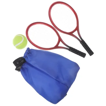 1 комплект ракеток для мини-тенниса Настольная ракетка для мини-тенниса Декоративная модель теннисной ракетки