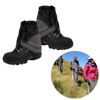 1 пара гетр для обуви, уличные гетры, зимние гетры, водонепроницаемые дышащие нейлоновые гетры для пеших прогулок, скалолазания