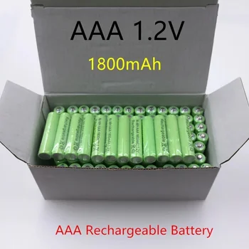 100% novo aaa 1800mah ni-mh 1.2v bateria recarregável aaa bateria 3a bateria recarregável ni-mh bateria para câmera brinquedo