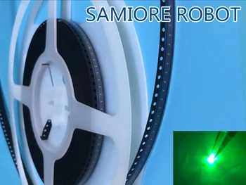 100шт 0402 1005 SMD LED Чип Зеленый Для поверхностного монтажа SMT LED Светоизлучающие Диодные лампы Бусины
