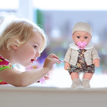12-дюймовая кукла Возрождения с лысой головой, белая детская креативная кукла возрождения всего тела, Виниловая мягкая имитация игрушки для купания малышей