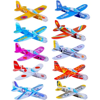 25 Шт. Модель самолета, планер, самолеты, игрушки, детские игрушки на открытом воздухе, игровой набор для самолетов для мальчиков, бросающих руками