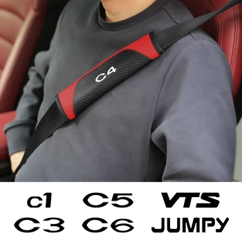 2ШТ Накладка Для Ремня Безопасности Автомобиля Автоаксессуары Для Citroen Berlingo C4 Cactus C2 C Elysee Ds4 Ds5 C3 C5 Xsara C4L C6 C1 Vts Nemo