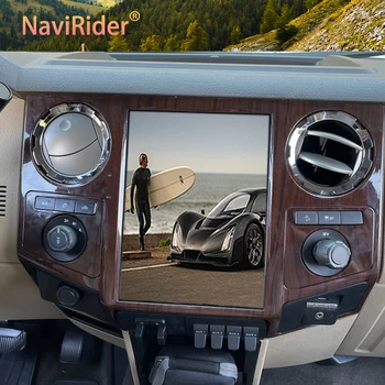 Android Qled Экран Автомагнитолы Для Ford F250 F350 Raptor F450 F650 2008 2016 GPS Carplay Мультимедийный Видеоплеер Стерео Головное Устройство