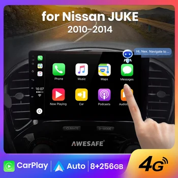 AWESAFE PX9 Plus Автомагнитола для Nissan Juke 2010-2014 беспроводной CarPlay Android Auto автомобильные интеллектуальные системы Без 2 din 2din DVD