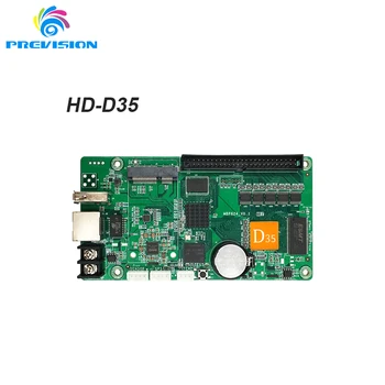 HD-D35 -это асинхронная светодиодная видеокарта с полноцветным светодиодным контроллером для светодиодного дисплея, полноцветной дверной перемычки, крыши такси, рекламного экрана автобуса