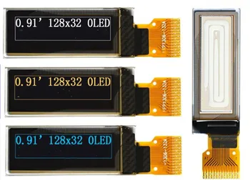 IPS 0,91-дюймовый 14-контактный Белый/Синий/Желтый OLED-дисплей SSD1306 Drive IC 128 *32 Матричный Интерфейс I2C