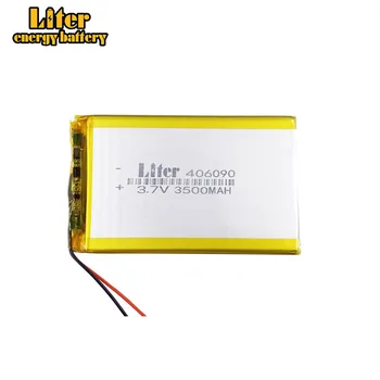 Li-Po 1ШТ Размер 406090 3,7 В 3500 мАч Литий-полимерный Аккумулятор С Защитной Платой Для Планшета V3000HD MP4 GPS