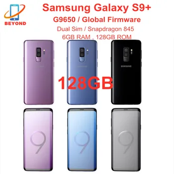 Samsung Galaxy S9 Plus S9 + G9650 С двумя Sim-картами 128 ГБ ПЗУ 6 ГБ ОЗУ Восьмиядерный 6,2 