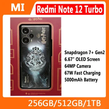 Xiaomi Redmi Note 12 Turbo 5G Snapdragon 7 + Gen 2 64-Мегапиксельная Основная Камера 67 Вт Зарядка 120 Гц OLED-дисплей Аккумулятор 5000 мАч