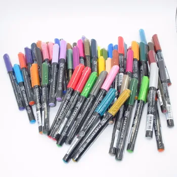 ZIG Kuretake 57 Цветов, Акварель, мягкая кисть, ручки для надписей, Набор ручек FUDEBIYORI, Маркеры с сумкой, Япония