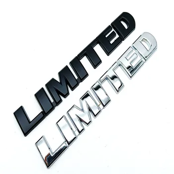 Автомобильная 3D металлическая хромированная черная наклейка на значок Роскошная ограниченная серия буквенная эмблема Logol Подходит для Toyota Highlander 1 шт.