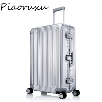 Багаж из 100% алюминиевого сплава, жесткая тележка на колесиках, дорожный чемодан, 20 единиц ручной клади, 26 единиц зарегистрированного багажа, 29 дюймов.