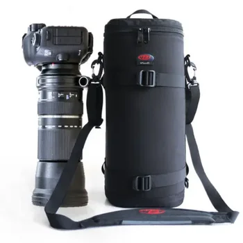 Большой Телеобъектив, Толстая прочная противоударная Сумка Для Объектива, Чехол для Tamron Sigma 150-600 мм 60-600 Nikon 200-500 мм Sony FE 200-600 мм