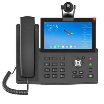 Видеозвонок WiFi IP Телефоны Цветной сенсорный экран Android SIP телефон Fanvil X7A с камерой CM60 20SIP Линии VoIP Продукты