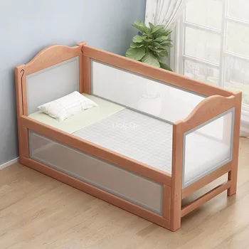 Высококачественные детские кроватки для повышения безопасности малышей Классическая кровать для детского сада Японский дизайн освещенной детской мебели