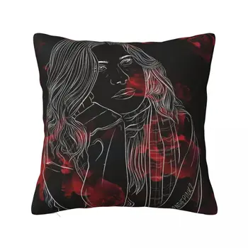 Девушка в Красном Бросьте Подушку Диван Декоративные Чехлы спальные подушки декоративные подушки для гостиной