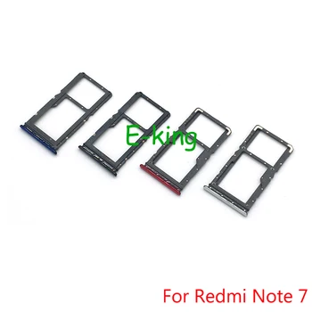 Держатель лотка для sim-карты для Xiaomi Redmi Note 6 7 8 Pro Держатель слота для лотка для SIM-карты Разъем адаптера Запасные Части