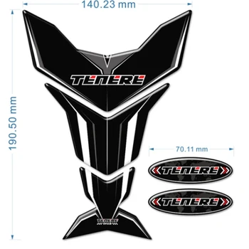 Для YAMAHA Tenere 700 T700 XTZ XT700 Наклейки Бак Накладка Протектор Багажник Багажные Чехлы Эмблема Значок Наклейка С Логотипом 2019 2020 2021