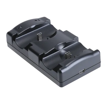 Для зарядного устройства контроллера PS3, док-станции с двойной зарядкой USB для беспроводного контроллера Sony Playstation 3 и навигации Move