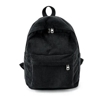 Женский рюкзак Вельветовый дизайн, Школьные рюкзаки для девочек-подростков, Школьная сумка, Полосатый рюкзак, дорожные сумки, сумка Soulder, Mochila