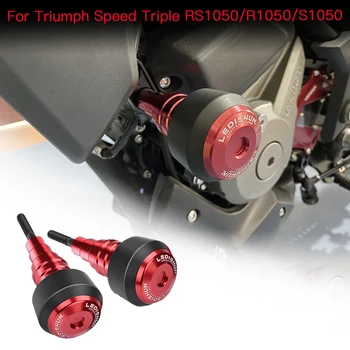 Защита от падения мотоцикла, рамка-слайдер, Противоаварийная накладка, протектор для Triumph Speed Triple RS 1050 / R 1050 / S 1050