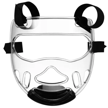 Защитная маска для лица для кикбоксинга, Спарринга, Портативная Боксерская защита для лица, Съемная Прозрачная защита для лица, принадлежности для тхэквондо