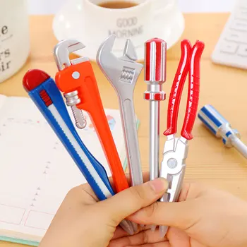 Индивидуальное оборудование, Корейские Канцелярские принадлежности, Креативные Шариковые ручки, качественная ручка, Молоток Caneta, Универсальный Нож, ручка для письма, подарки