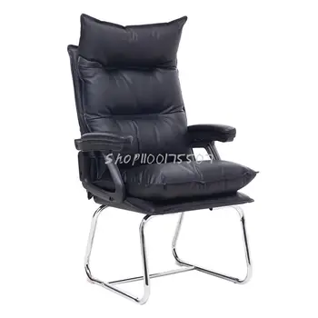 Компьютерное кресло удобное офисное кресло для сидячего образа жизни, сиденье для совещаний персонала, массажная кожаная спинка кресла для домашнего кабинета