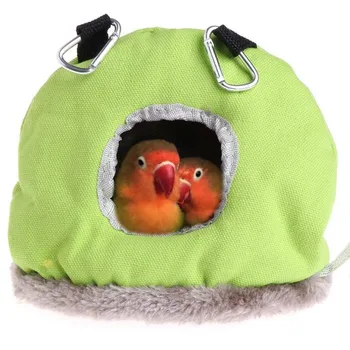 Круглое теплое подвесное птичье гнездо, высококачественный домик для попугаев в помещении и на открытом воздухе, Клетка с многоцветным рисунком, Клетка для птиц