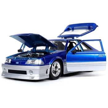 Литая под давлением Модель Автомобиля из Сплава Jada США в масштабе 1/24 для коллекций Моделей спортивных автомобилей Ford Mustang Gt Toys Simulation