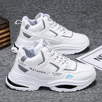 Массивная обувь Мужская обувь Белые Повседневные Кроссовки 2023 года, Новая Модная Повседневная Обувь Для Прогулок, Дизайнерские Вулканизированные Zapatos Para Hombres