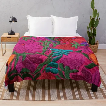 Мексиканское вышитое покрывало, красивые роскошные одеяла для волос, покрывающие диван St,
