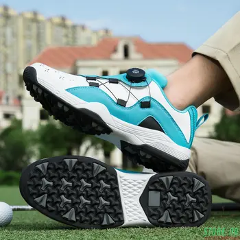 Мужская обувь для гольфа, водонепроницаемые кроссовки, женские кроссовки для гольфа премиум-класса, дышащие детские кроссовки для гольфа, Размер 35-46
