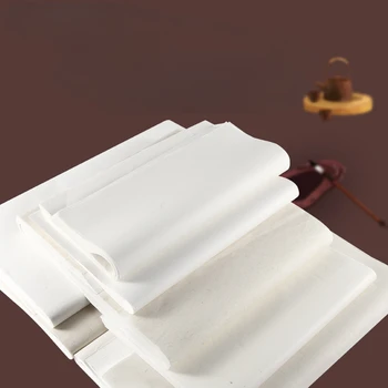 Наполовину приготовленная бумага для практики каллиграфии и рисования Xuan, деревянная утолщенная кисть для письма и рисования, специальная бумага Xuan