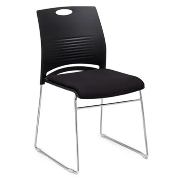 Новые учебные стулья для конференций, Прочный стальной каркас, складной стул для конференц-зала, эластичная ткань для приема гостей и переговоров