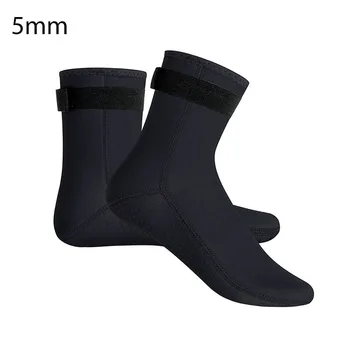 Носки для Дайвинга 5 мм для Мужчин И Женщин, Неопреновые Носки Для Подводного Плавания, Сохраняющие Тепло, Нескользящие Износостойкие Аксессуары Для Плавания