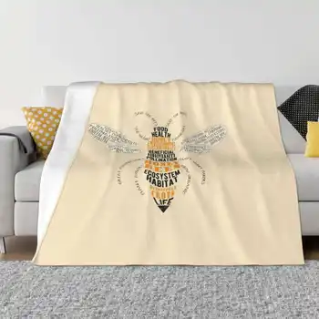 Облако слов Honey Bee С мягким теплым пледом, Спасите Опыление пчел, День Земли, Милая Пчела, Пчеловод, Пчеловодство