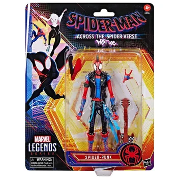Оригинальная серия Marvel Legends В наличии, фигурка Spider Verse Spider Punk в масштабе 6 дюймов, коллекционная модель, подарки