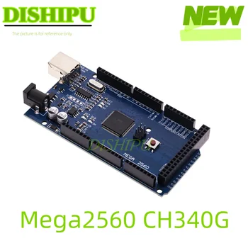 Плата Mega 2560 R3 Mega2560 REV3 (ATmega2560-16AU CH340G) с USB-кабелем, совместимая с arduino, 1 комплект