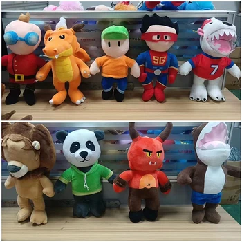 Плюшевые игрушки Stumble Guys, аниме Каваи, плюшевые Милые мягкие игрушки-чучела животных, Мягкие куклы, подушки, подарки на День рождения для детей