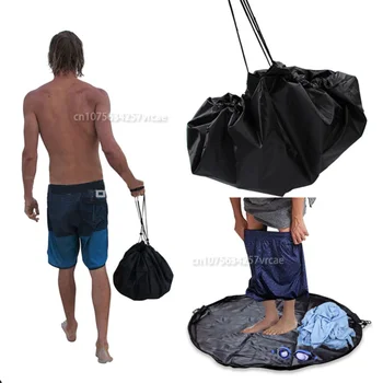 Пляжная сумка, Спортивный Водонепроницаемый коврик из полиэстера, гидрокостюм для серфинга, водолазный костюм, гидрокостюм, Черная сумка для переноски, пляжные аксессуары для плавания