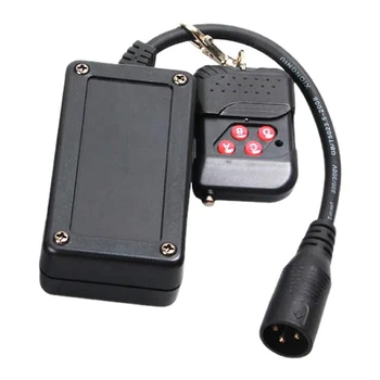 Портативный 3-контактный приемник XLR с беспроводным пультом дистанционного управления для дымовой машины, противотуманной машины, контроллера DJ-сцены, рецептора для запотевания 400 Вт 900