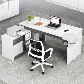 Современные офисные столы для персонала Простота стола Компьютерные Офисные столы Босса Секретер Руководителя Бюро Мебель для дома
