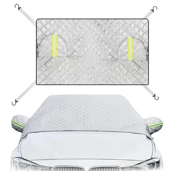 Солнцезащитные козырьки на лобовом стекле автомобиля, защита большой площади, защита лобового стекла автомобиля, складывающийся чехол на лобовое стекло автомобиля, защищающий от любых погодных условий