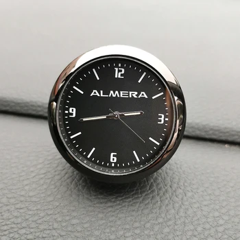 Стайлинг Автомобиля Для Nissan Almera G15 N15 N16 B10 Автомобильные Часы Tino электронные кварцевые Часы Для Nissan Almera Украшают Аксессуары