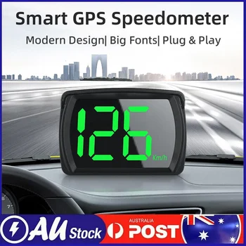 Универсальный Спутниковый Измеритель Скорости С двумя Чипами Smart Digital Speed Meter HD ЖК-дисплей Подключи и Играй Крупным Шрифтом для всех транспортных средств