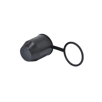Черная Шаровая Защелкивающаяся крышка Фаркопа для автомобильного Сцепного устройства Защитная крышка Прицепа EIG88 Подходит для прицепа RV