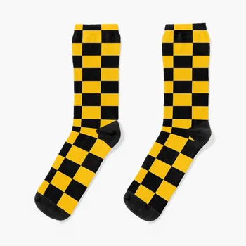 Черные и золотые носки Забавные носки спортивные носки подарочные Носки Женские Мужские